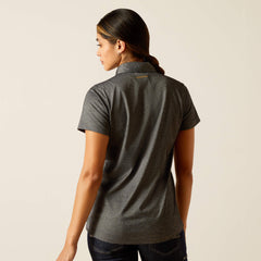 Rebar Foreman Polo Women - CHARCOAL HEATHER