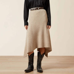 Juno Sweater Skirt Women - OATMEAL HEATHER