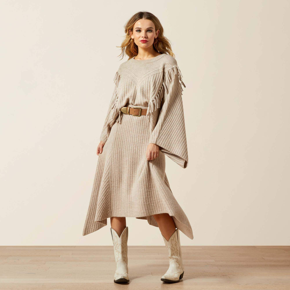 Juno Sweater Skirt Women - OATMEAL HEATHER
