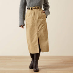 Broughton Skirt Women - FRENCH KHAKI