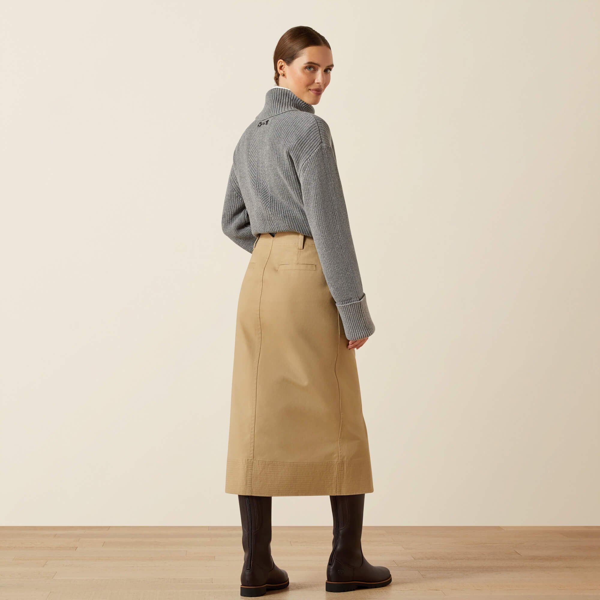 Broughton Skirt Women - FRENCH KHAKI