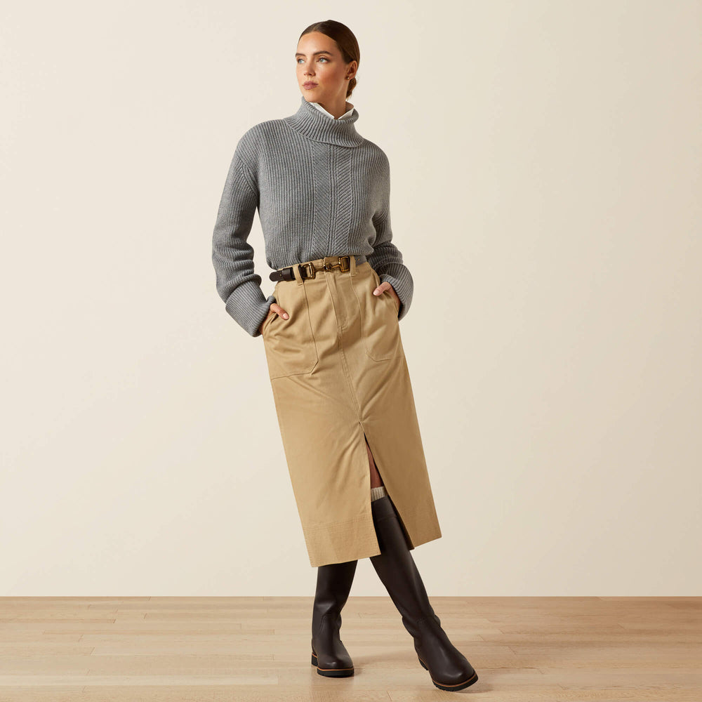 Broughton Skirt Women - FRENCH KHAKI