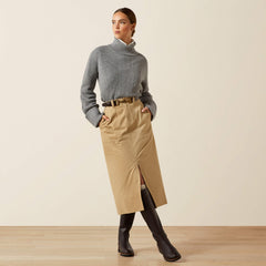 Broughton Skirt Women - FRENCH KHAKI