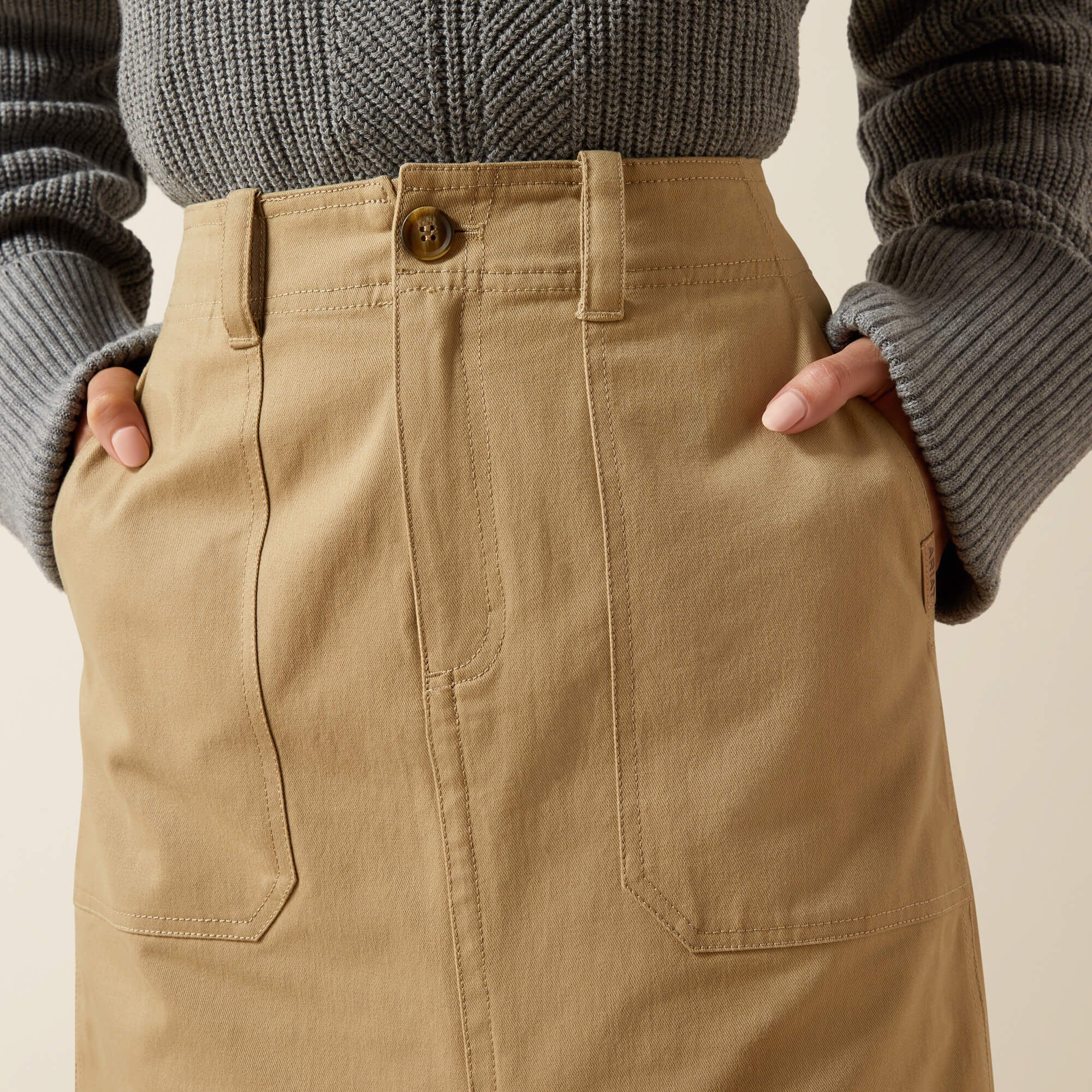 Broughton Skirt Women - FRENCH KHAKI