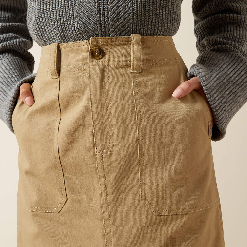Broughton Skirt Women - FRENCH KHAKI
