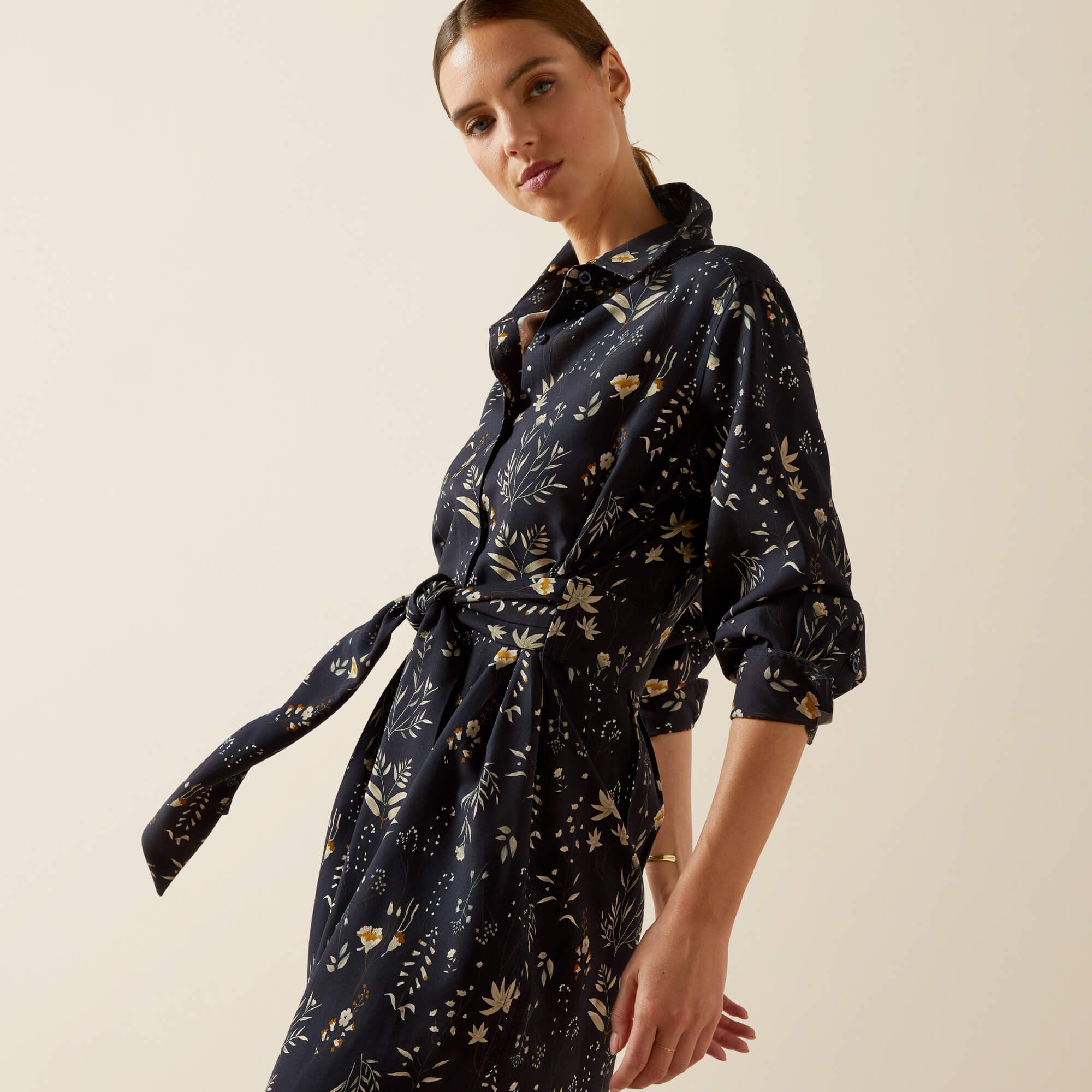 Culham Dress Women - NAVY FLORAL PRINT