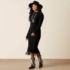 Alicia Sweater Dress Women - BLACK