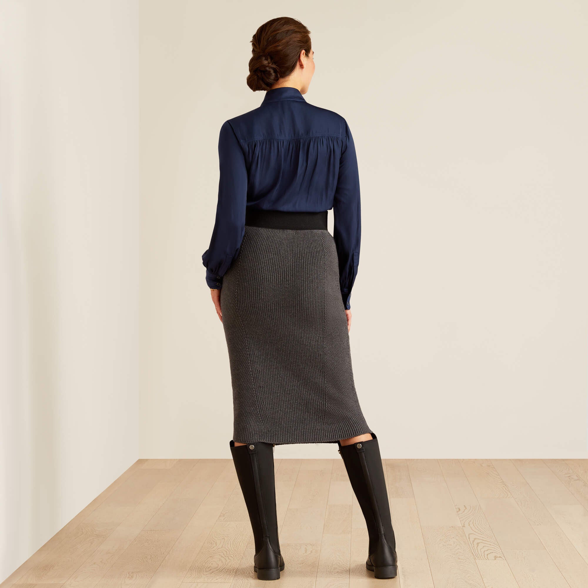 Malvern Skirt Women - CHARCOAL