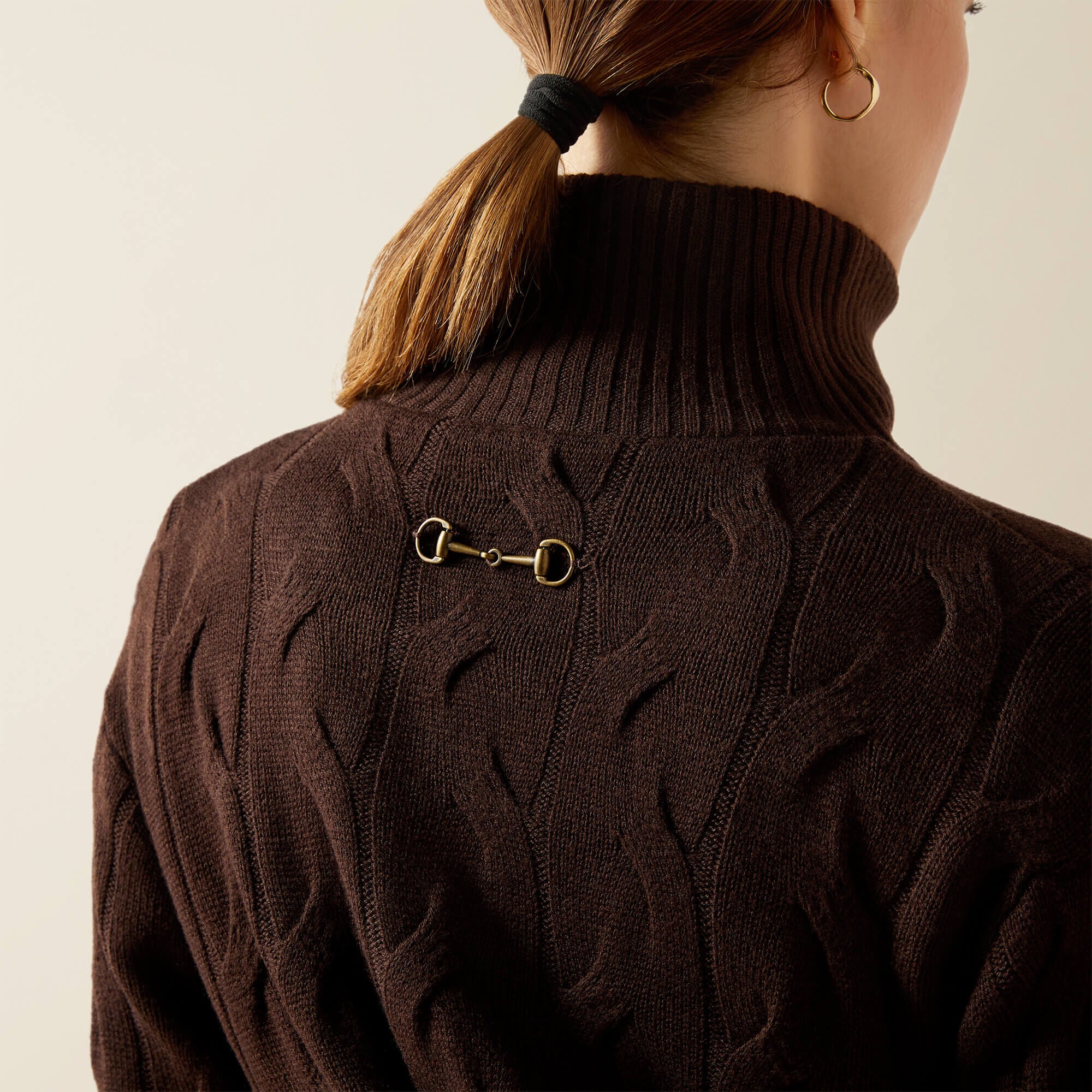 Alamere Sweater Women - COFFEE BEAN