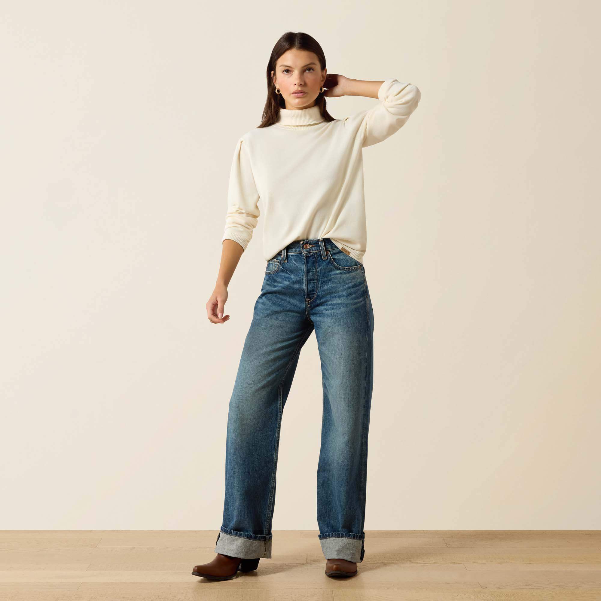 Aldergate Sweater Women - ARCTIC WOLF