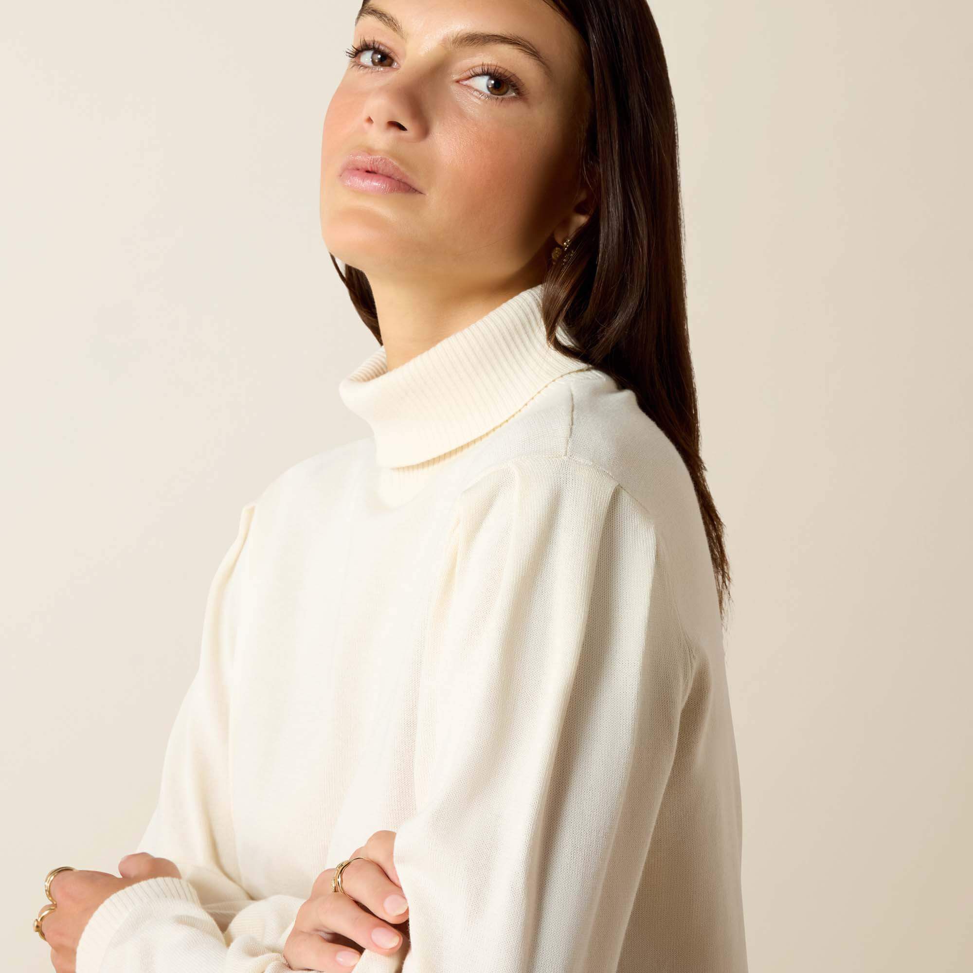 Aldergate Sweater Women - ARCTIC WOLF