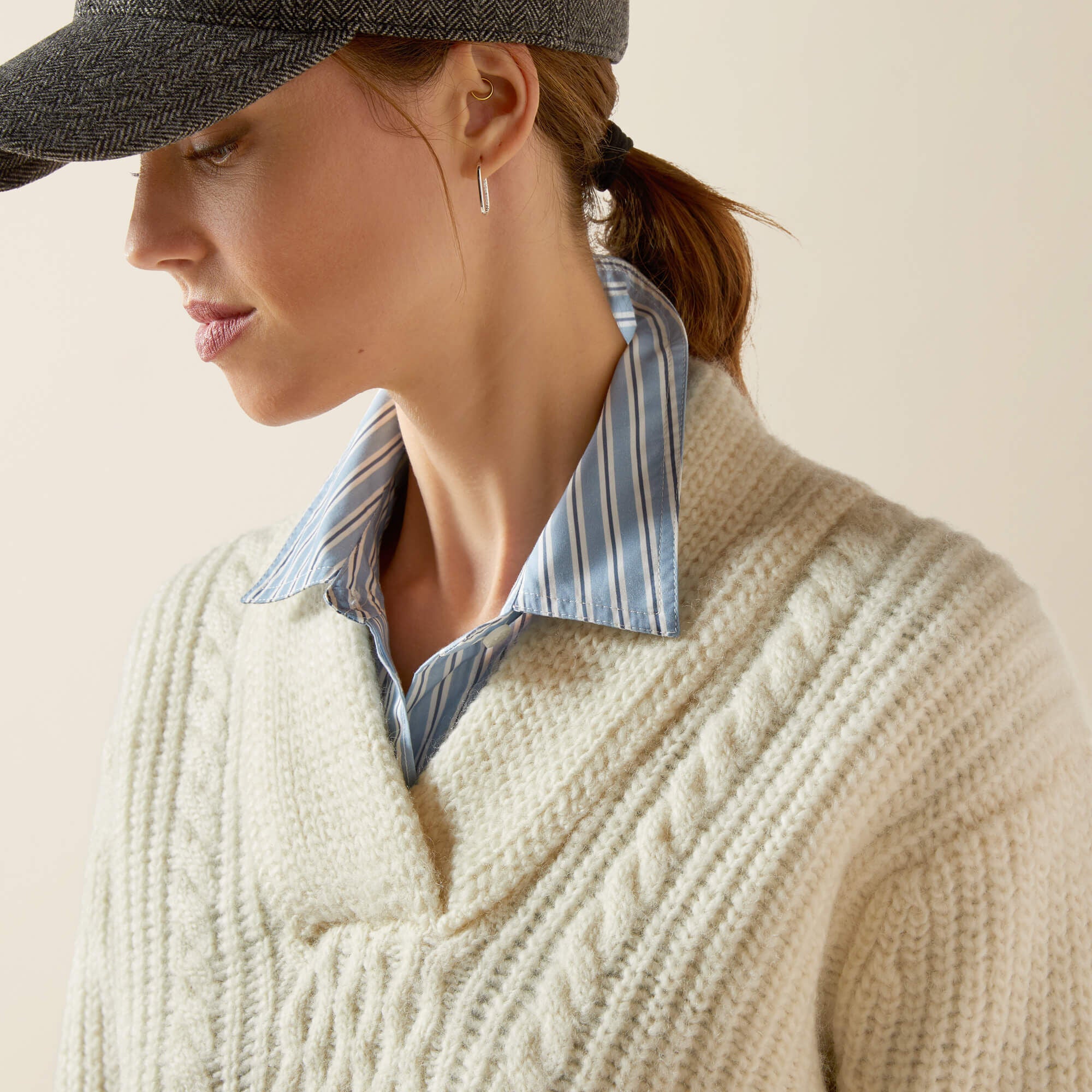 Arley Sweater Women - ARCTIC WOLF