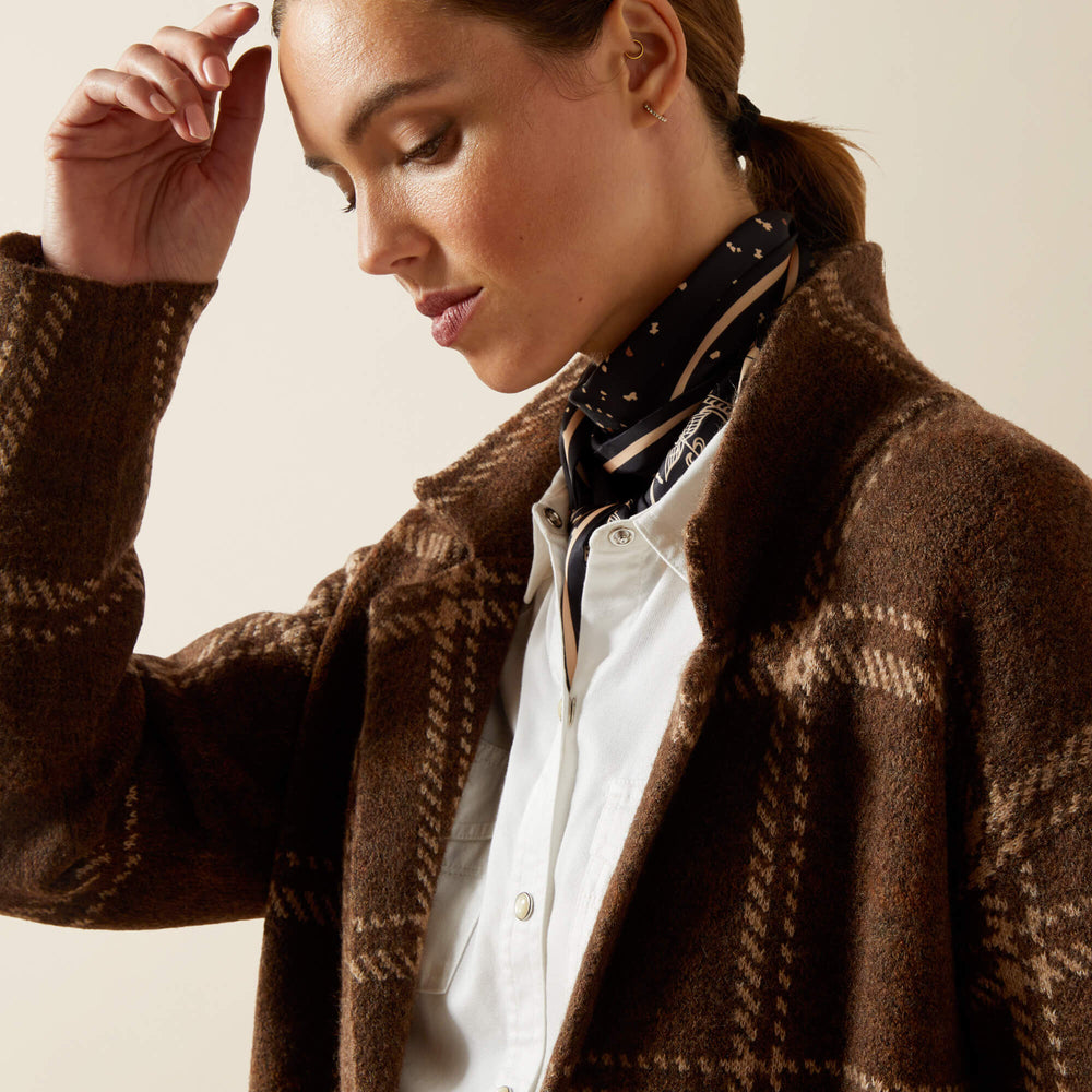Ballston Cardigan Women - SORREL HORSE PLAID