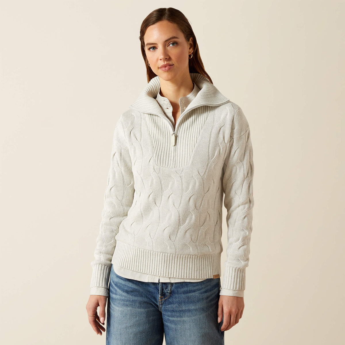 Alamere Sweater Women - MOONSTRUCK HEATHER