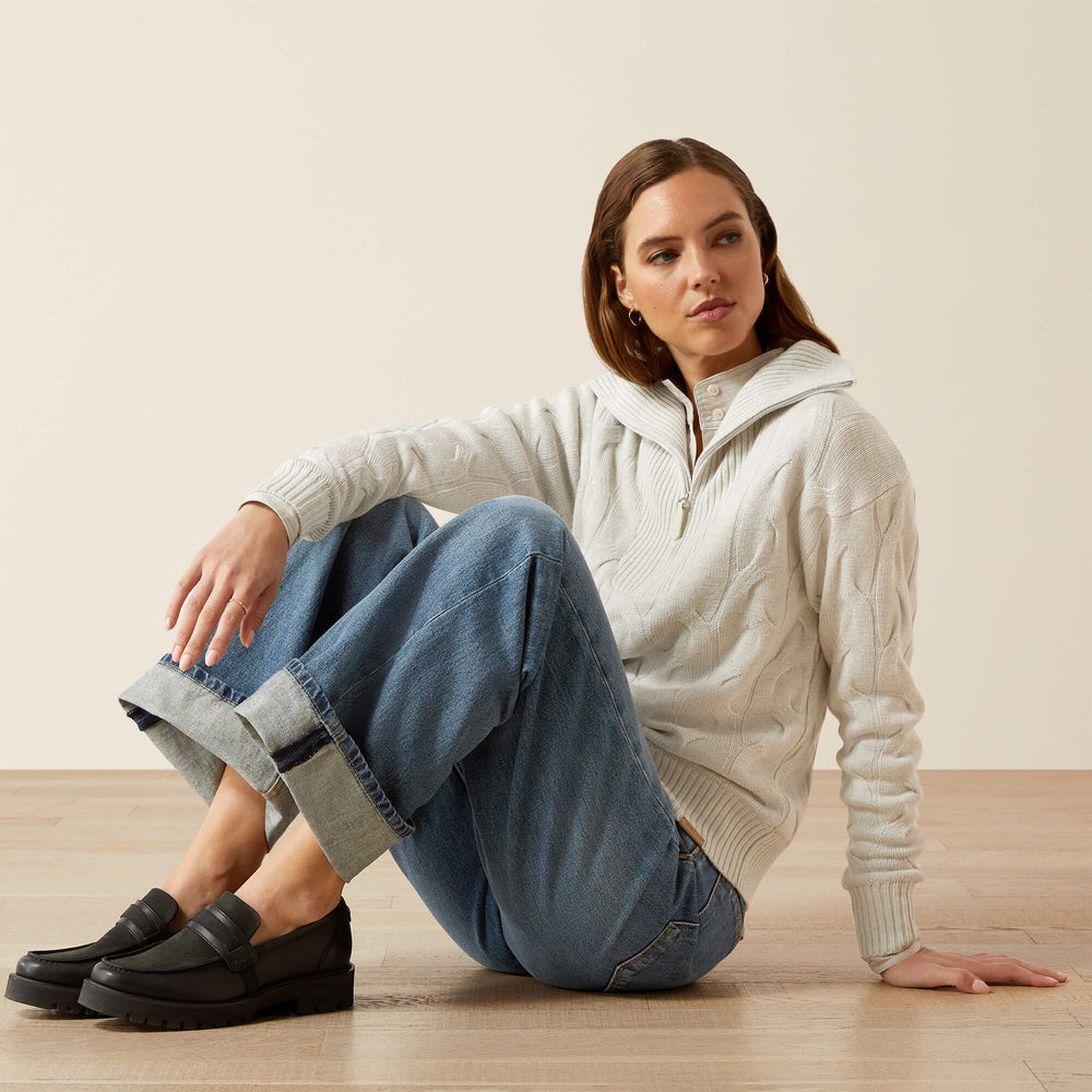 Alamere Sweater Women - MOONSTRUCK HEATHER