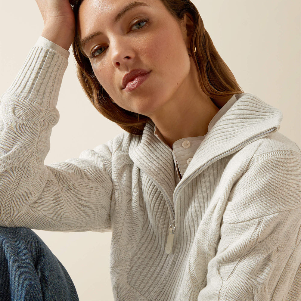 Alamere Sweater Women - MOONSTRUCK HEATHER