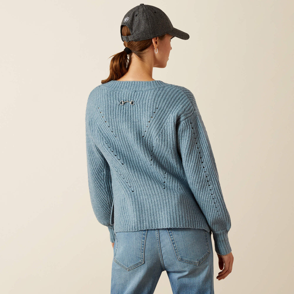 Blaydon Sweater Women - SPRING LAKE HEATHER