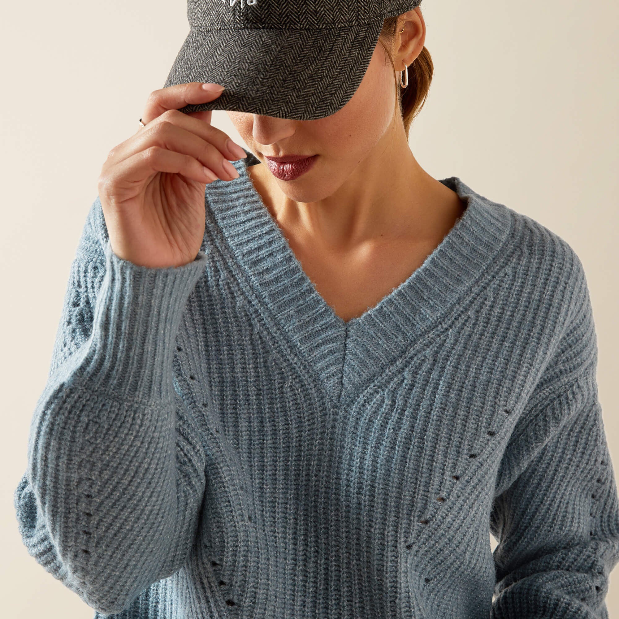 Blaydon Sweater Women - SPRING LAKE HEATHER