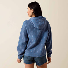 Essential Hoodie Women - BLUE HEATHER