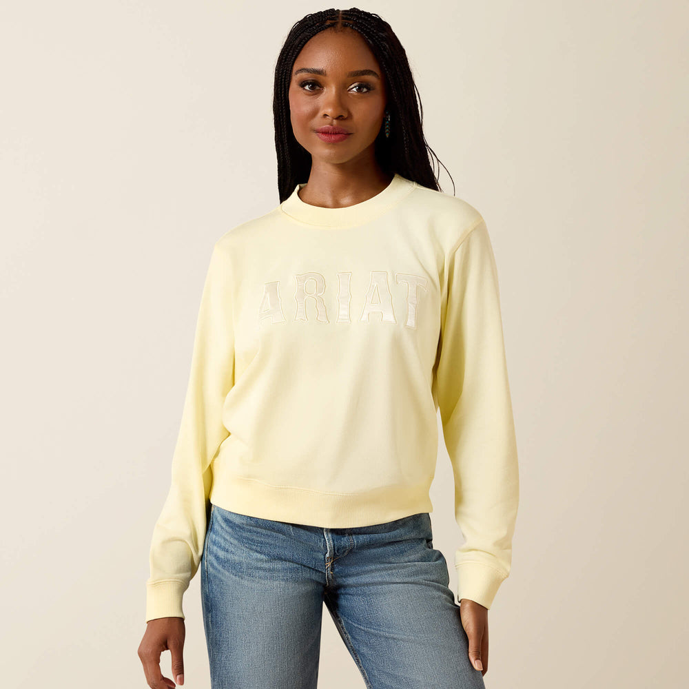 Essential Crew Sweatshirt Women - PEAR SORBET