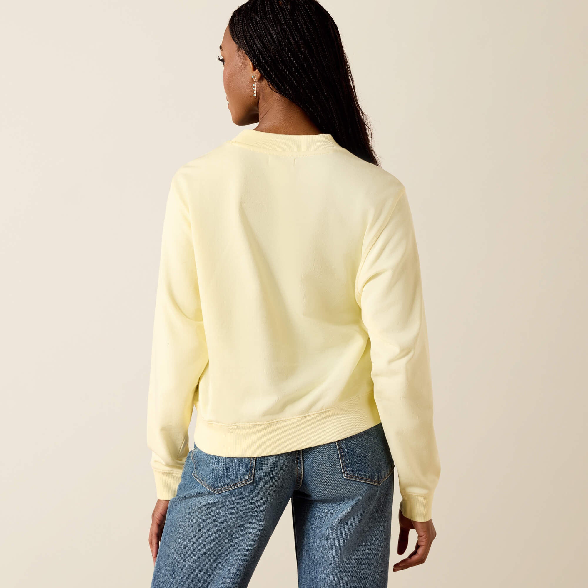 Essential Crew Sweatshirt Women - PEAR SORBET