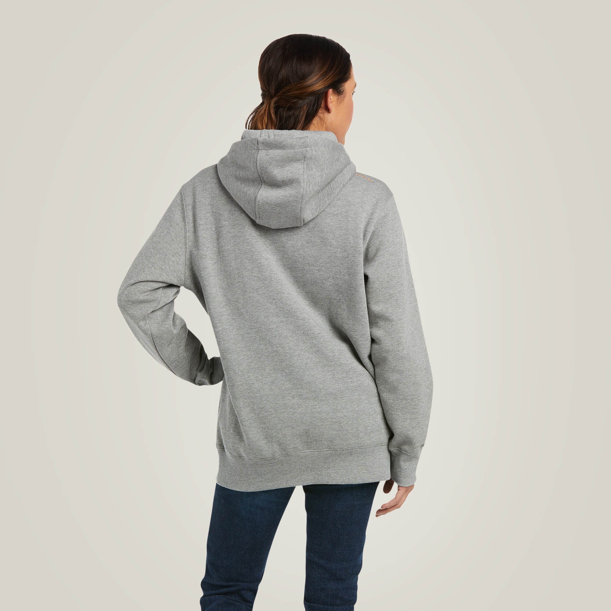 Rebar Graphic Hoodie Women - HEATHER GREY