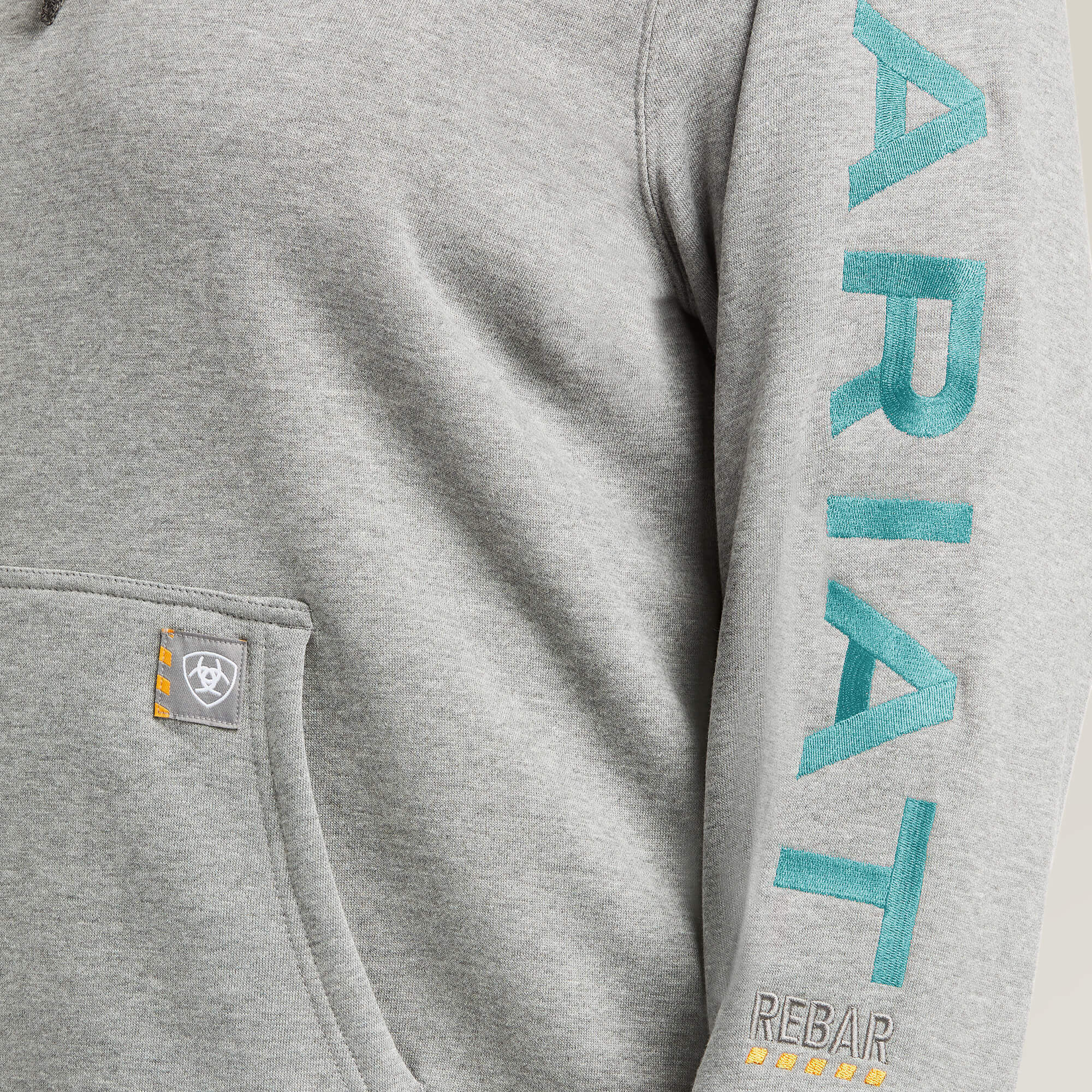 Rebar Graphic Hoodie Women - HEATHER GREY
