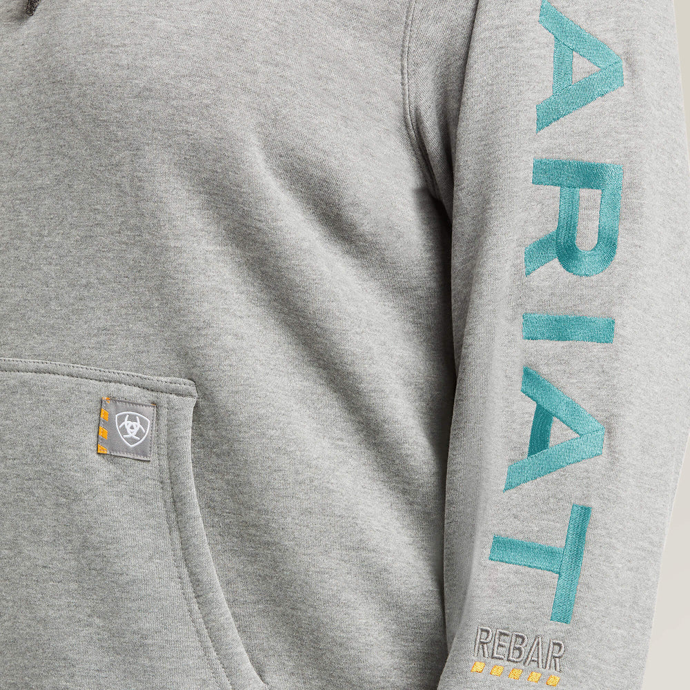 Rebar Graphic Hoodie Women - HEATHER GREY