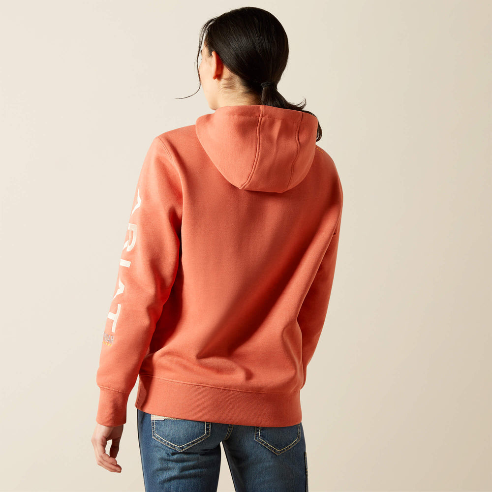 Rebar Graphic Hoodie Women - ARAGON HEATHER/CAMEO