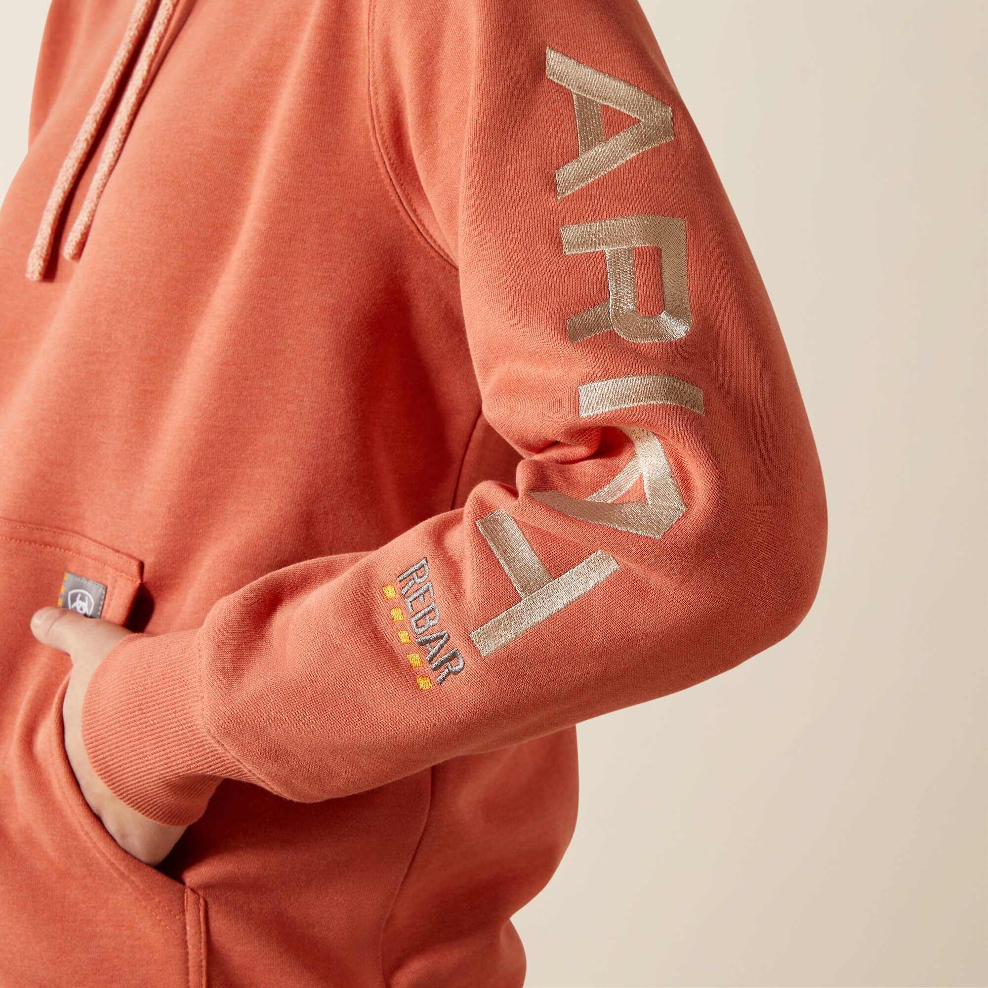 Rebar Graphic Hoodie Women - ARAGON HEATHER/CAMEO
