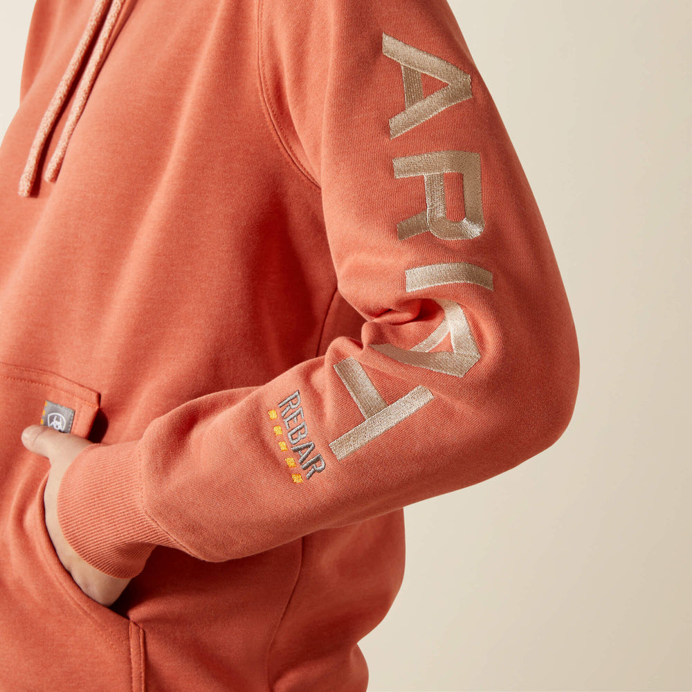 Rebar Graphic Hoodie Women - ARAGON HEATHER/CAMEO