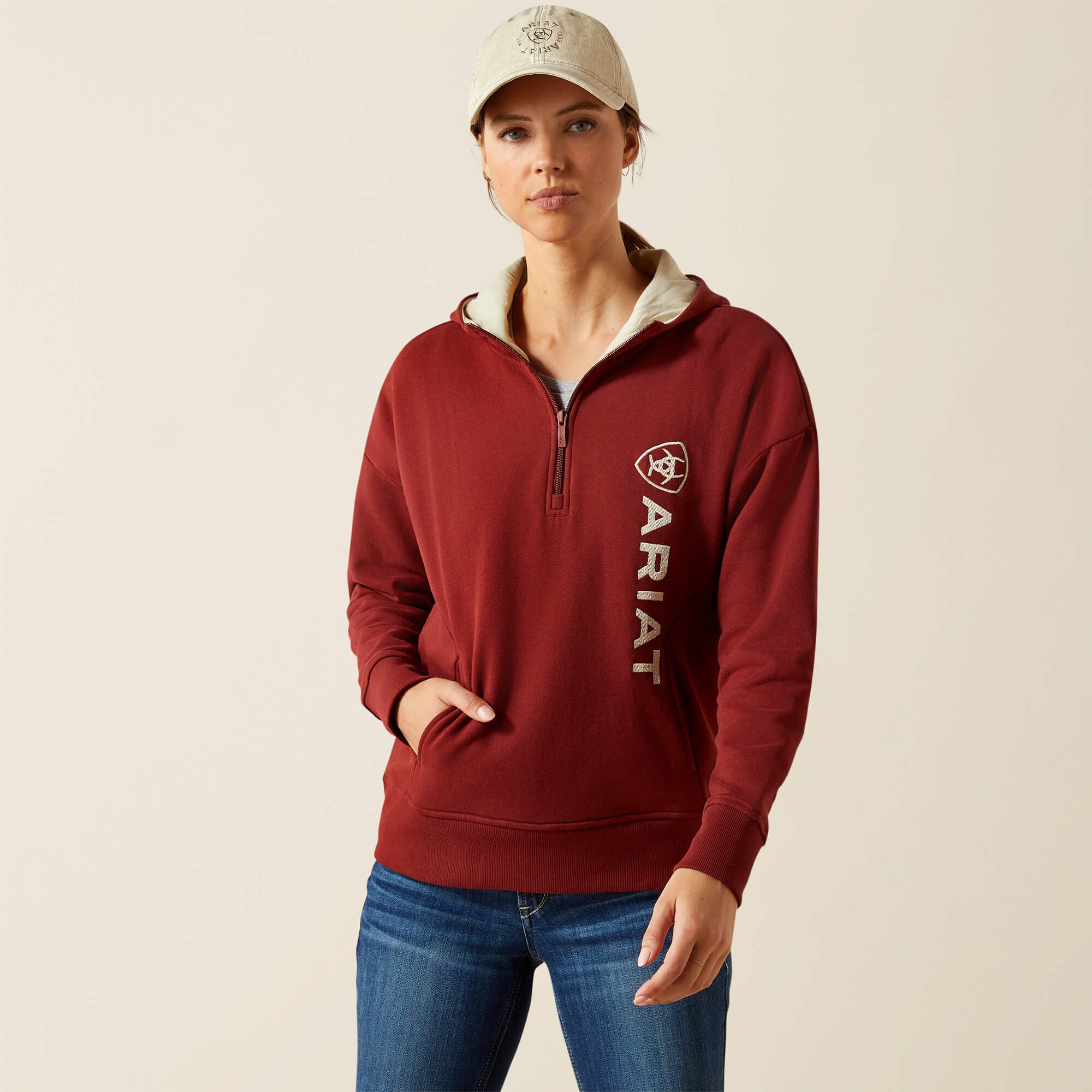 Rabere 2.0 Hoodie Women - MADDER BROWN