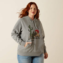San Pedro Hoodie Women - HEATHER GREY
