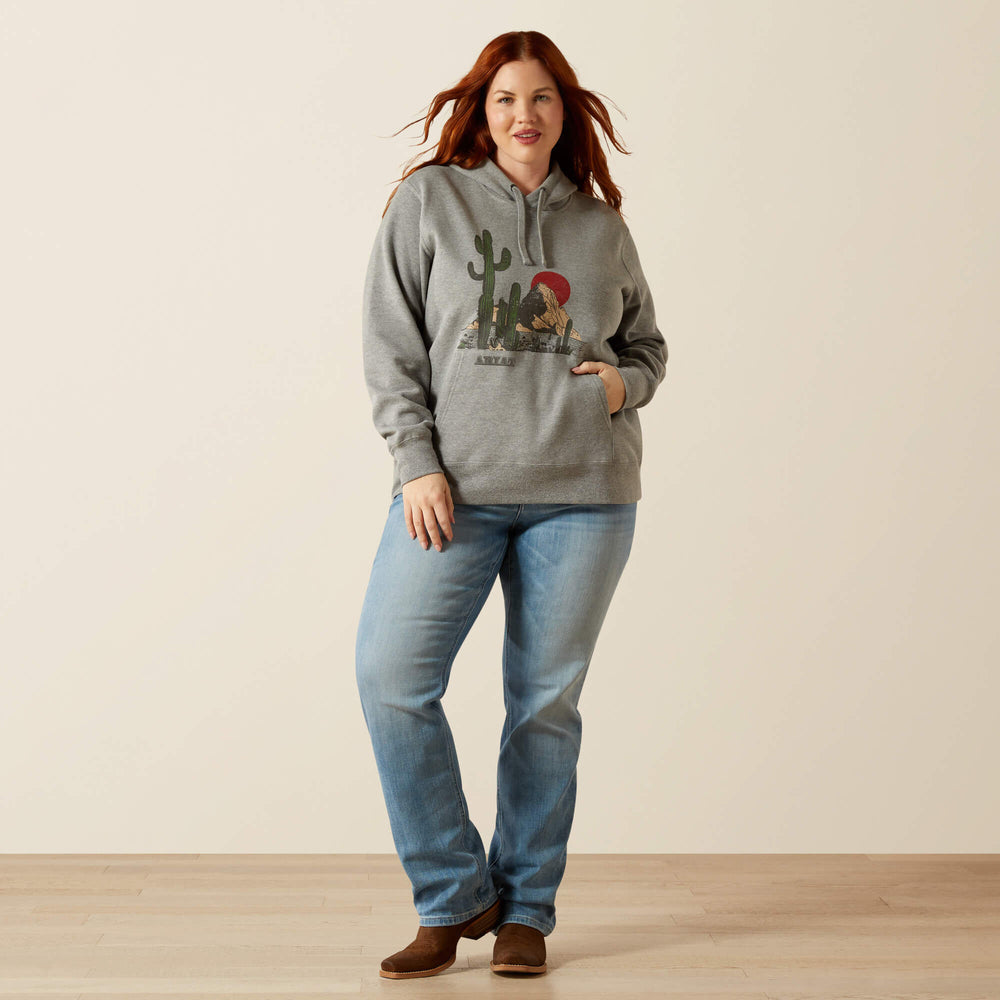 San Pedro Hoodie Women - HEATHER GREY