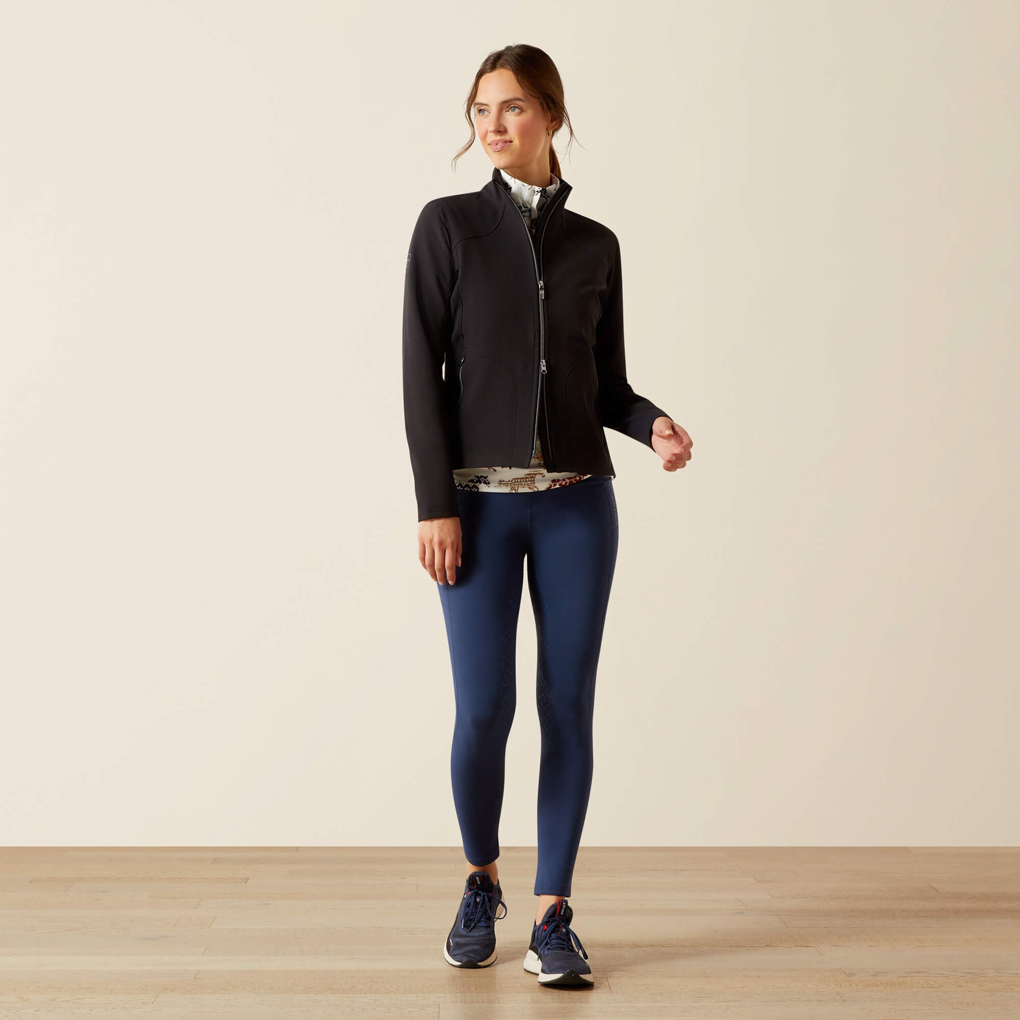 Boreas Full Zip Sweatshirt Women - BLACK