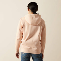 Rebar Skill Set 1/2 Zip Hoodie Women - CAMEO ROSE
