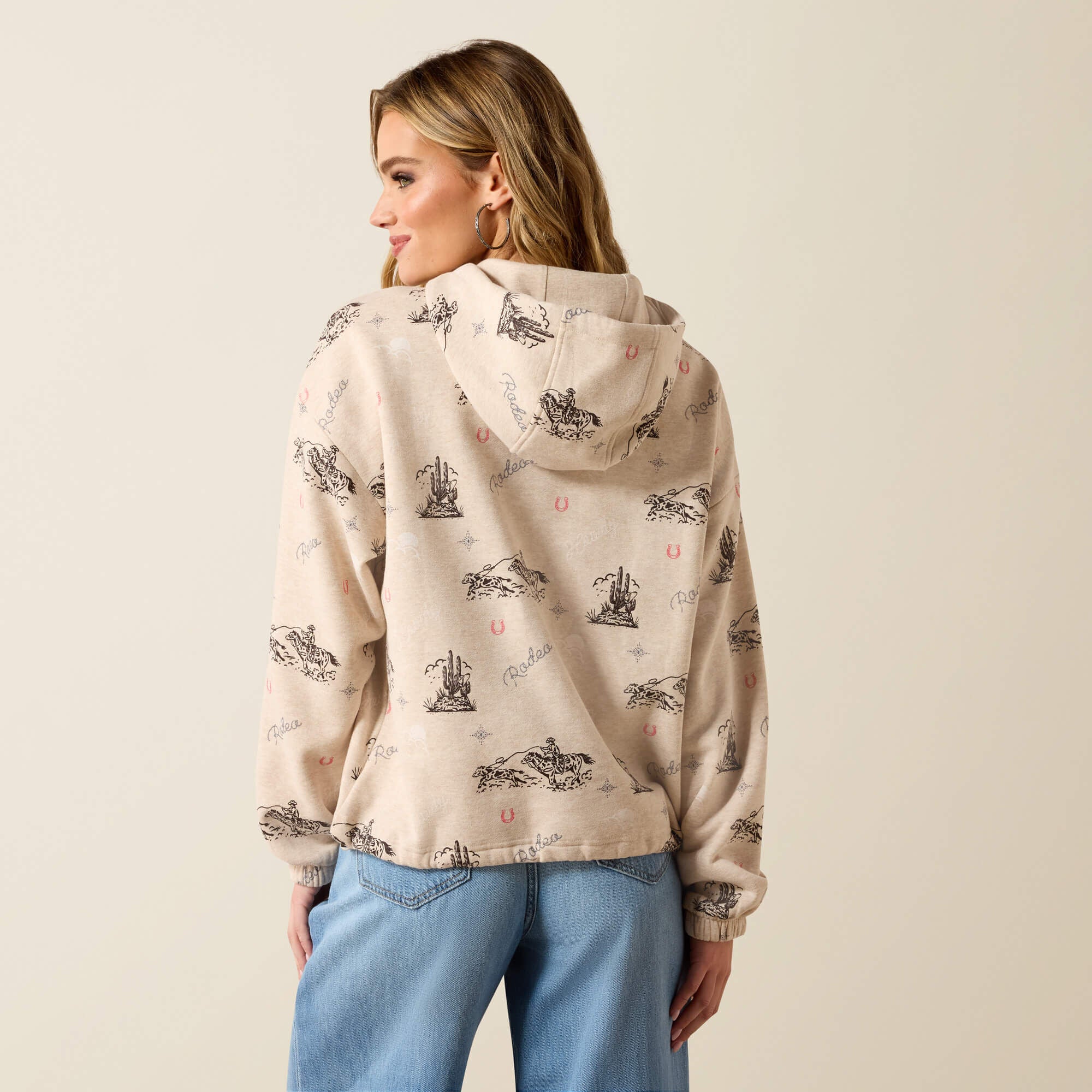 Essential Hoodie Women - OATMEAL HEATHER