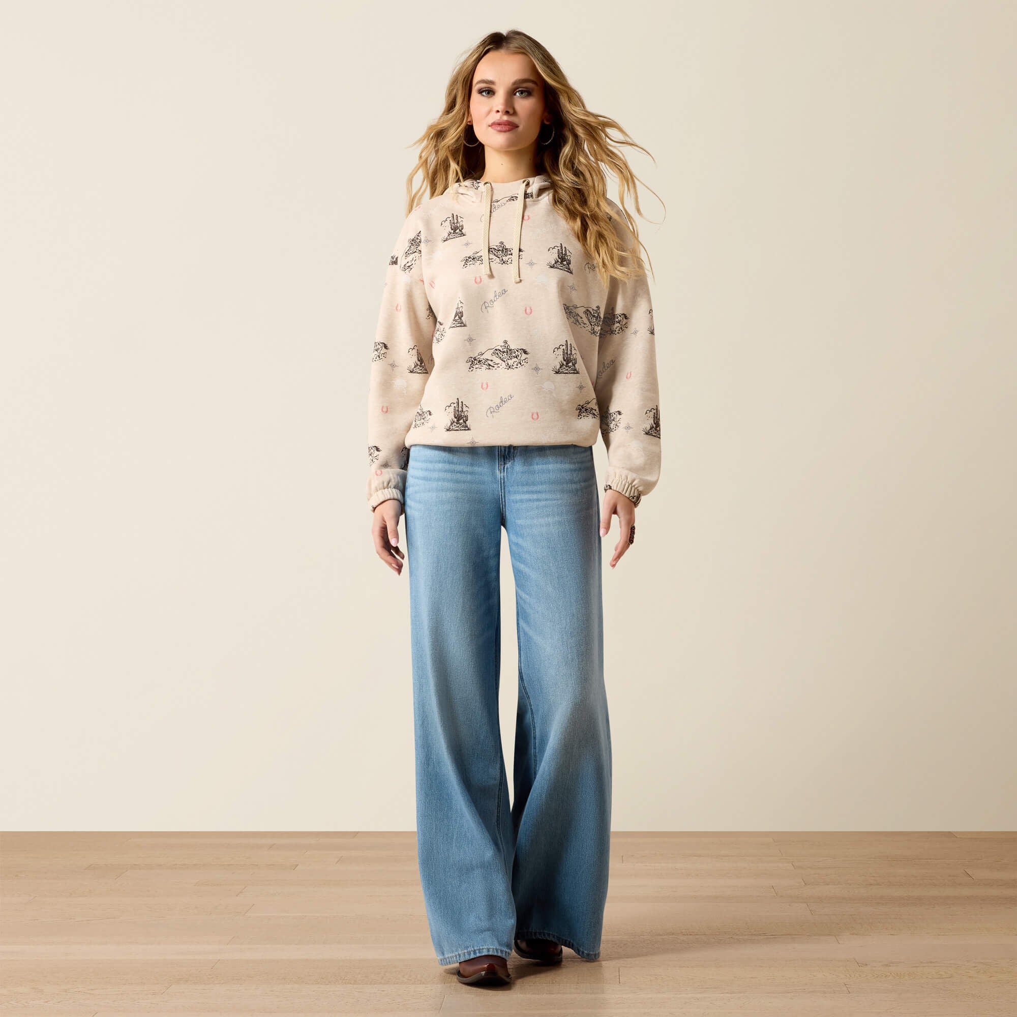 Essential Hoodie Women - OATMEAL HEATHER