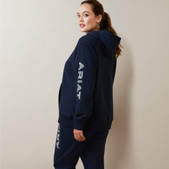 Ariat Logo Hoodie Women - NAVY ECLIPSE