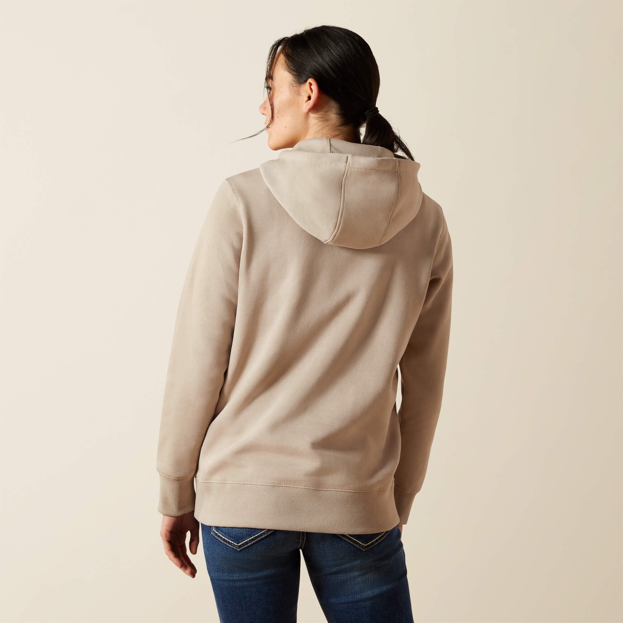 Rebar Skill Set 1/2 Zip Hoodie Women - STRING