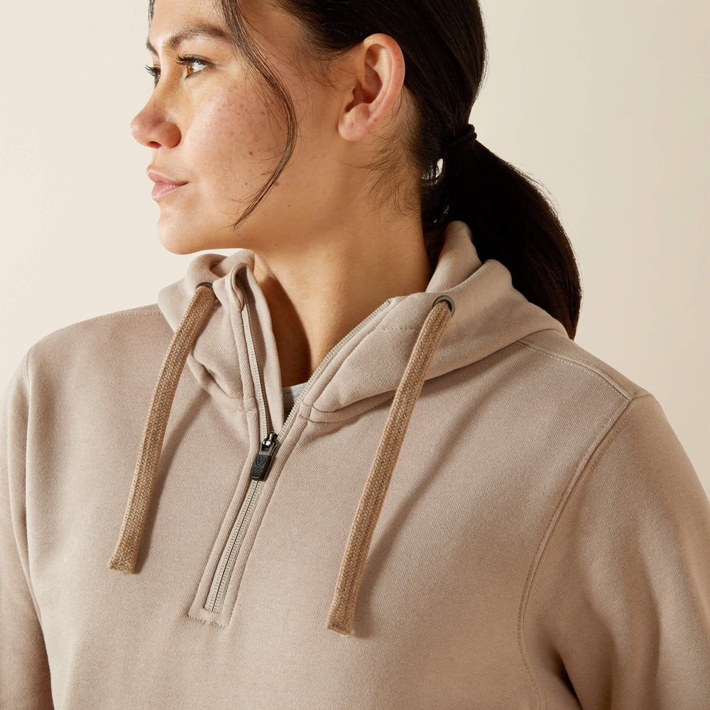 Rebar Skill Set 1/2 Zip Hoodie Women - STRING