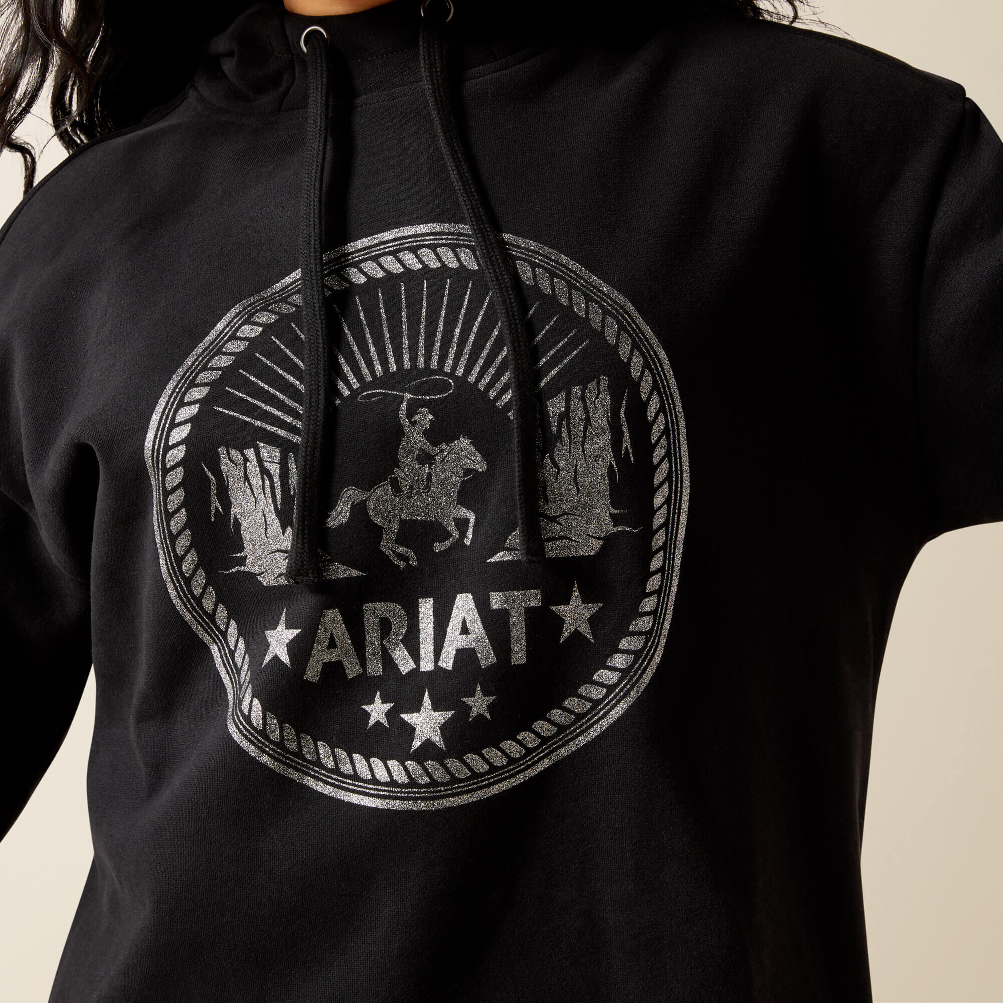 Essential Hoodie Women - BLACK