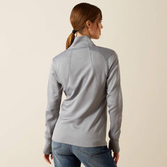 Team EQ 1/2 Zip Pullover Women - ALLOY HEATHER