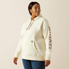Rebar Graphic Hoodie Women - VANILLA ICE/ORCHID HAZE