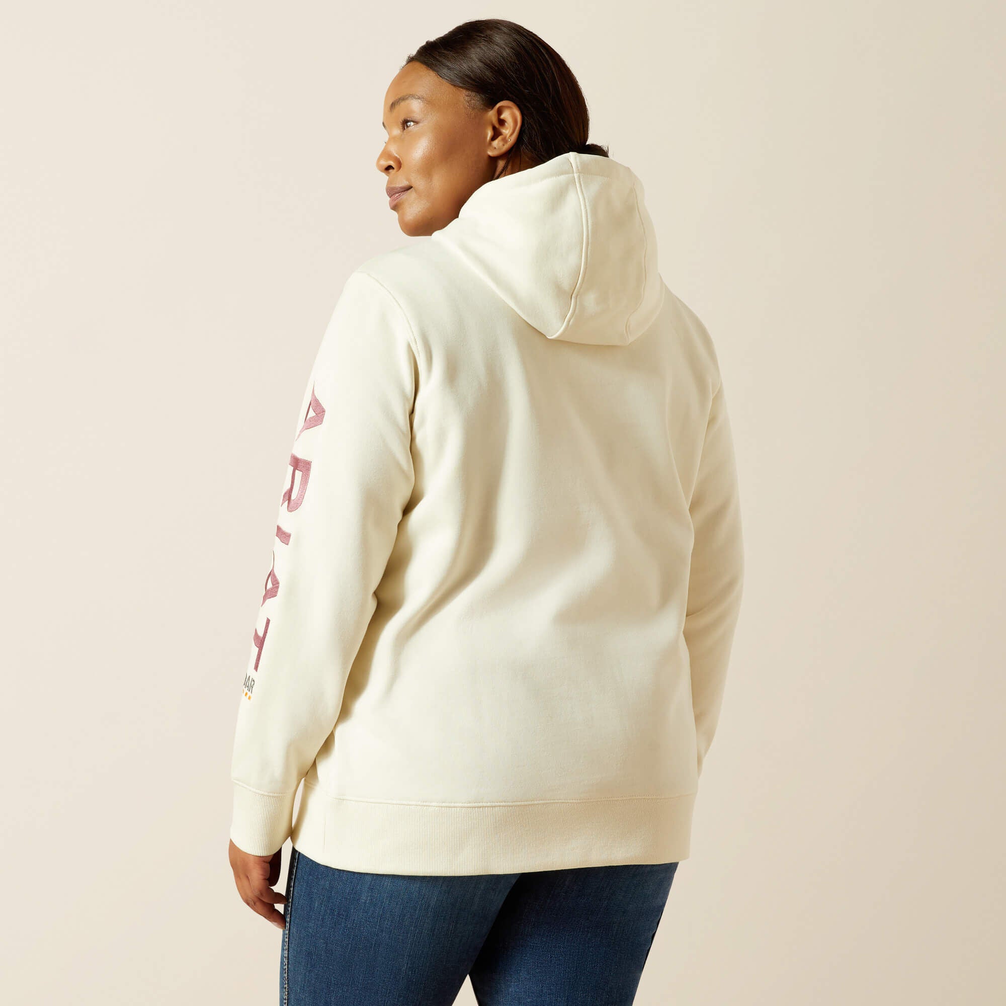 Rebar Graphic Hoodie Women - VANILLA ICE/ORCHID HAZE