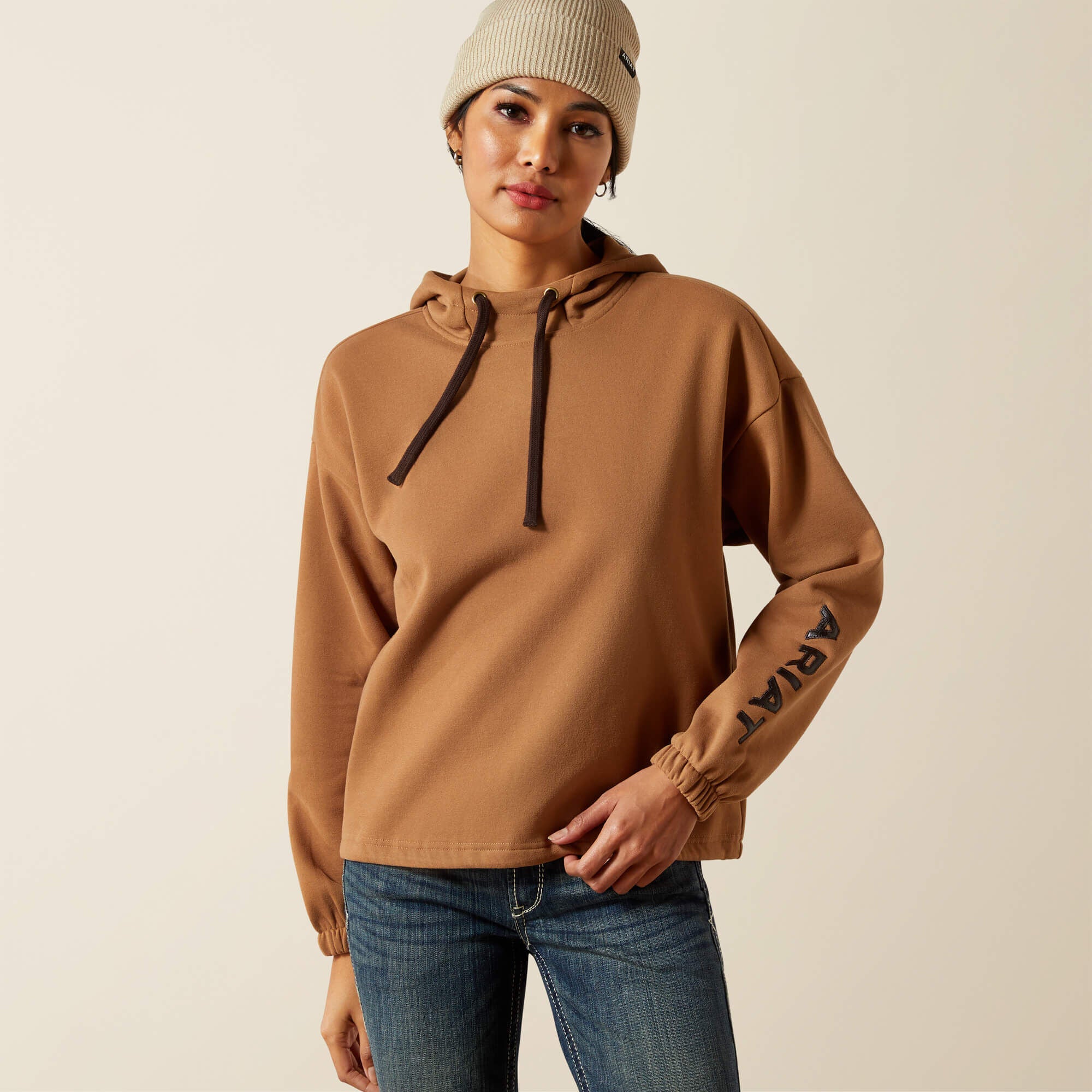 Essential Hoodie Women - TOASTED COCONUT