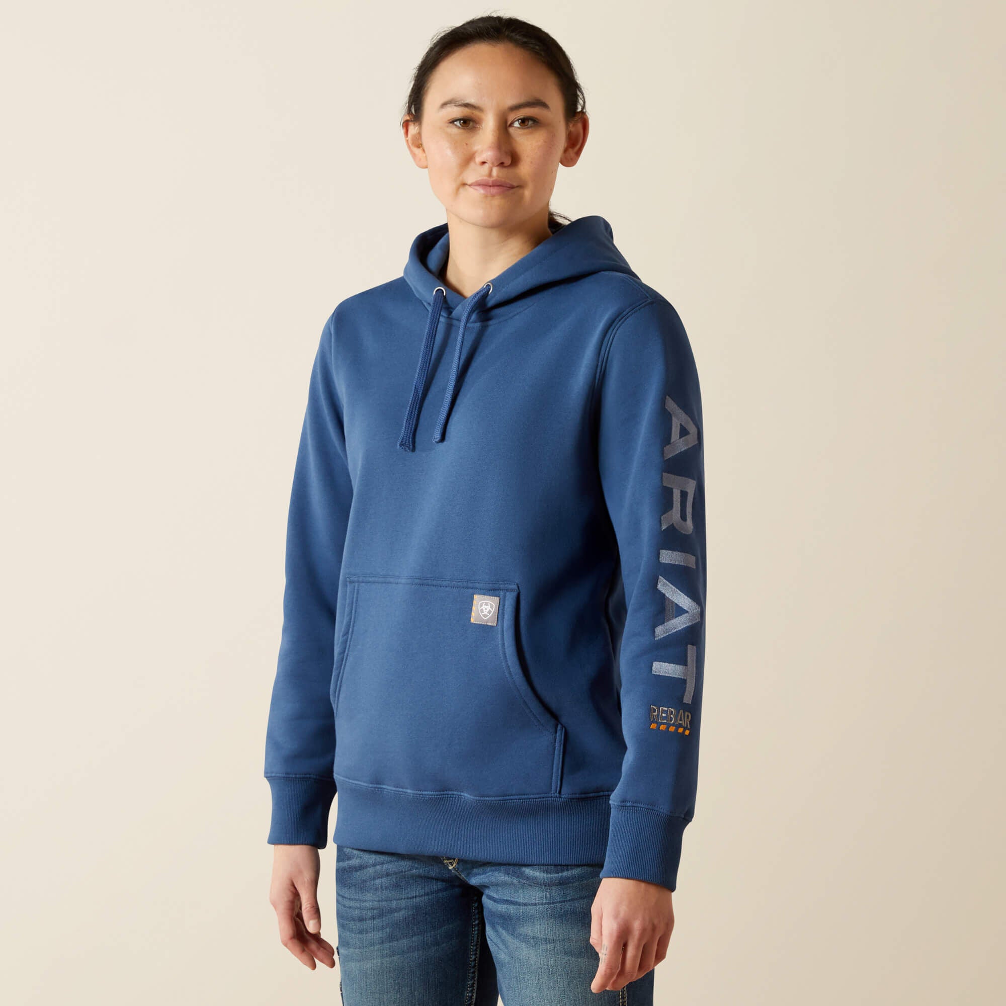 Rebar Graphic Hoodie Women - ENSIGN BLUE/ENDLESS SKY