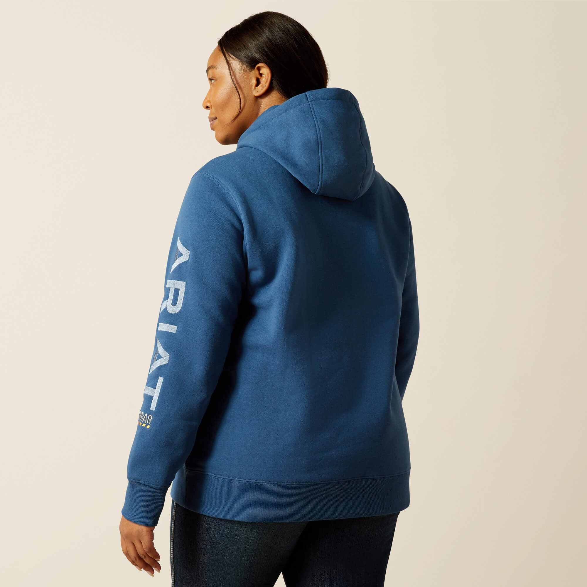 Rebar Graphic Hoodie Women - ENSIGN BLUE/ENDLESS SKY