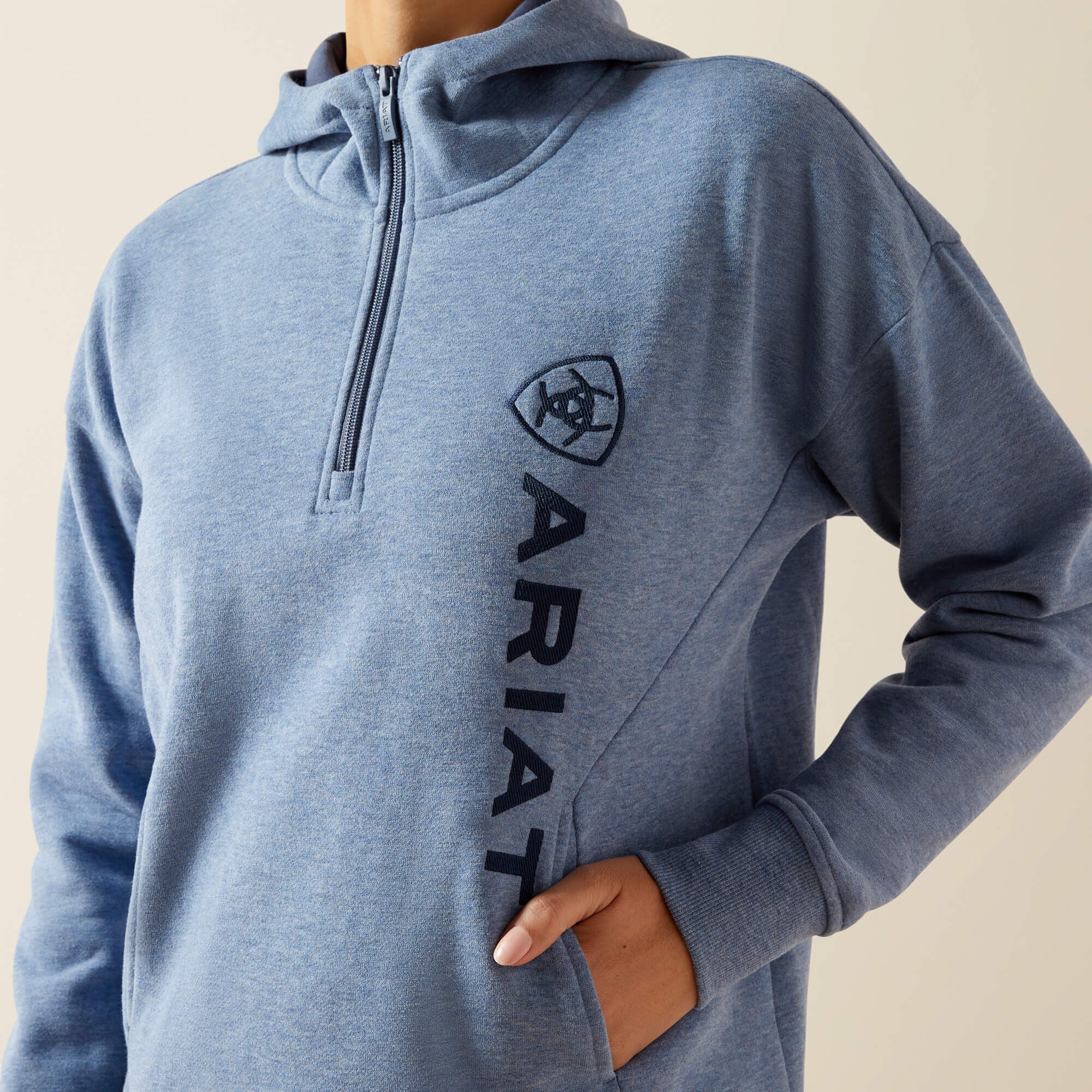 Rabere 2.0 Hoodie Women - CHINA BLUE HEATHER