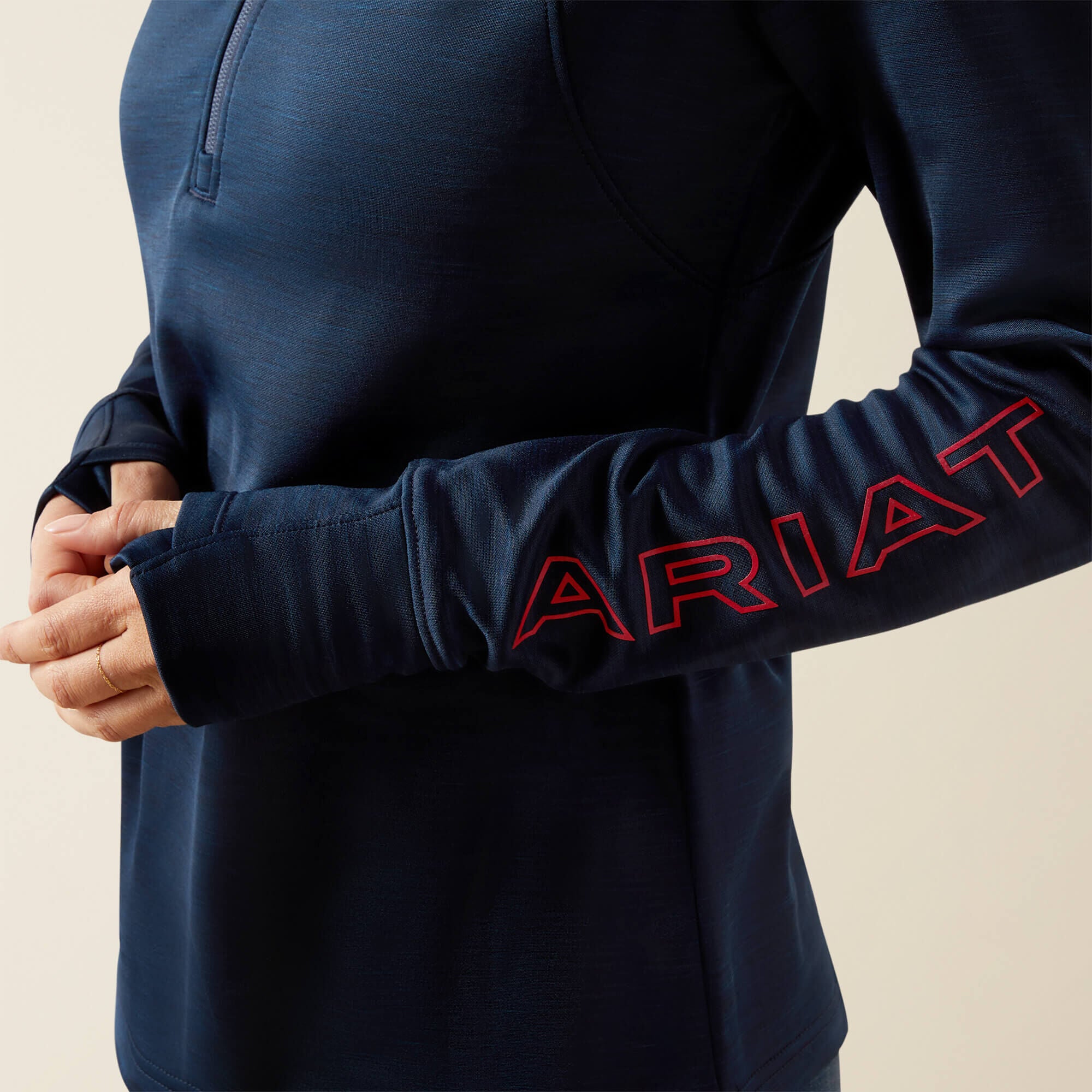 Team EQ 1/2 Zip Pullover Women - NAVY